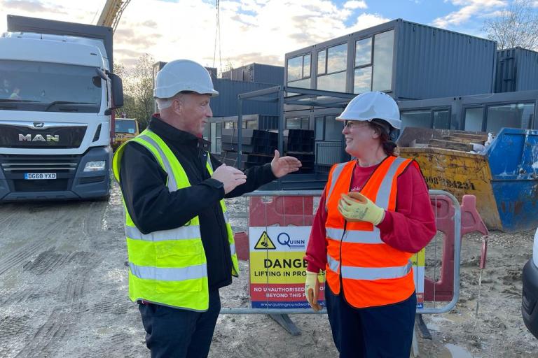 New additional temporary housing in MK nears completion Milton Keynes